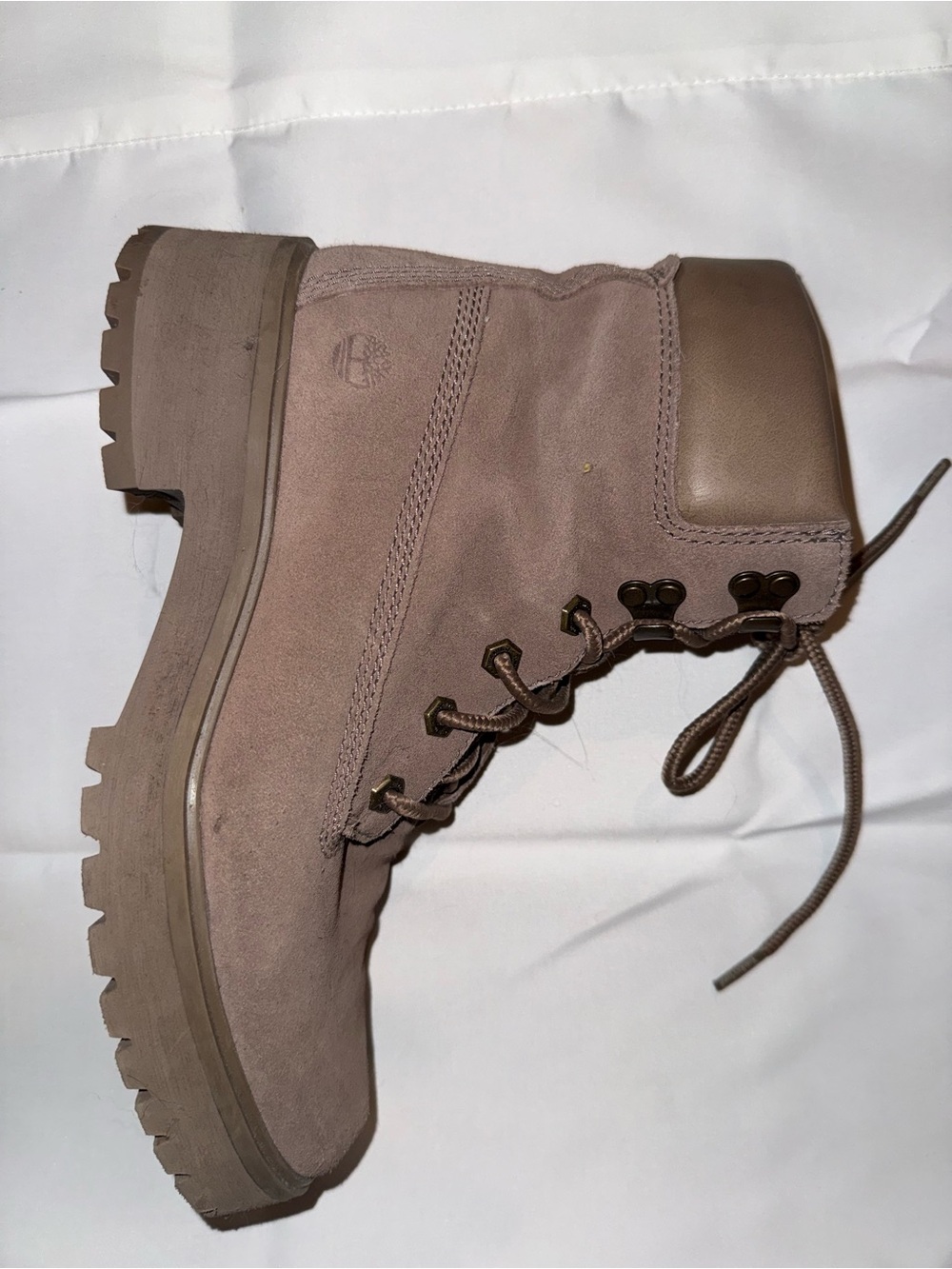 Timberland Brown Suede Lace-Up Hiking Boots - Picture 6 of 6